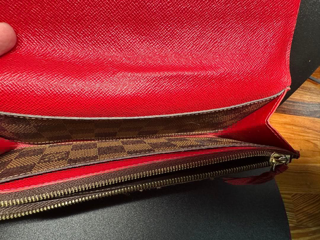 LOUIS VUITTON ポルトフォイユ・エミリーN63544 K.S刻印あり