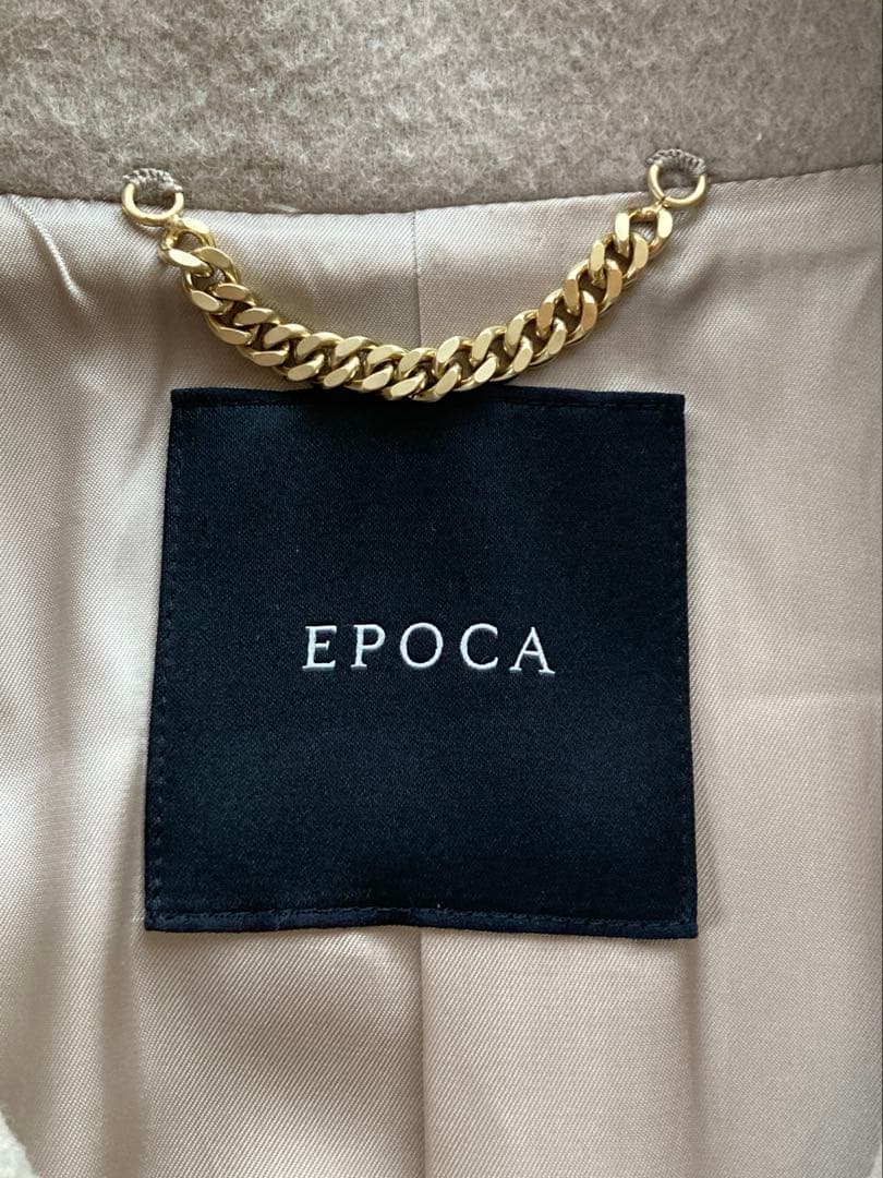EPOCA＊エポカ リーラ エアリーウールショートコート ピンクベージュ系40