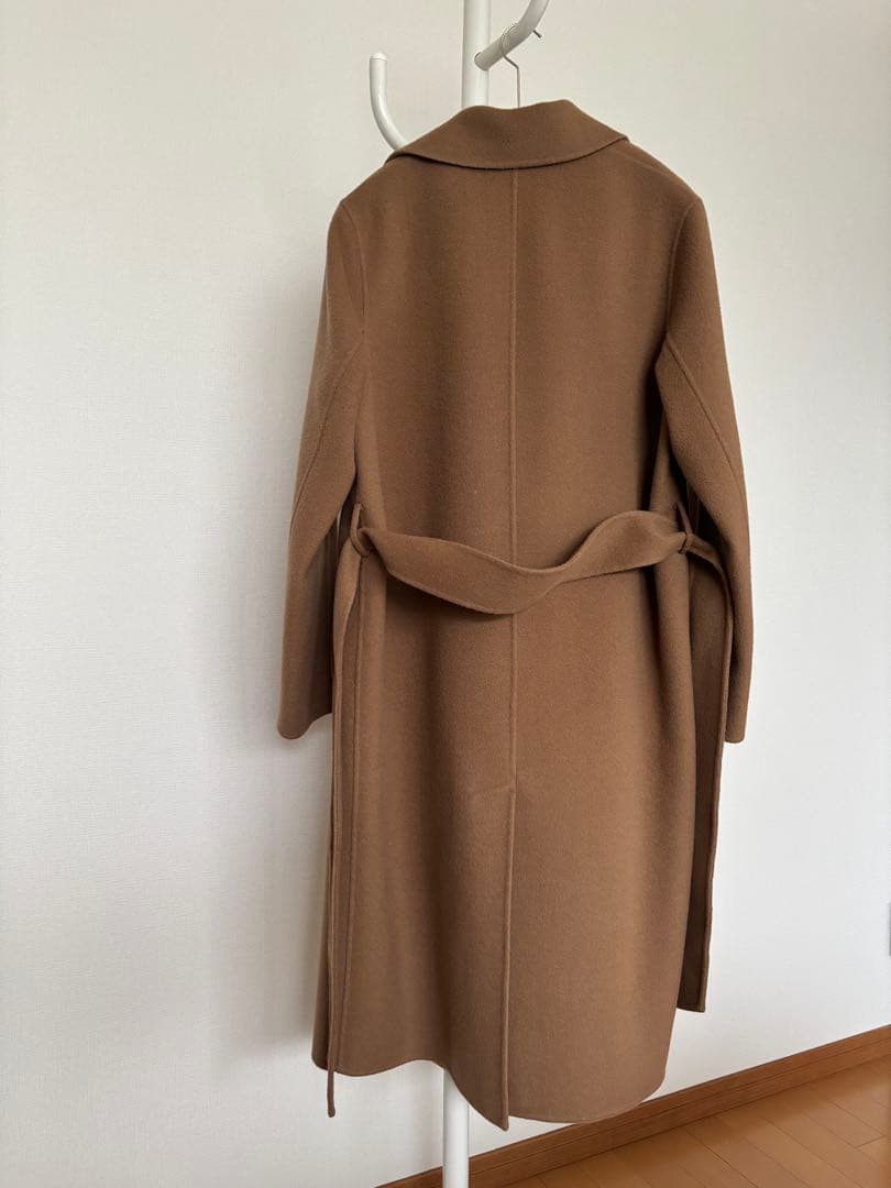 【週末お値下げ】ICB 美品　カシミヤ混ロングコート　色キャメル