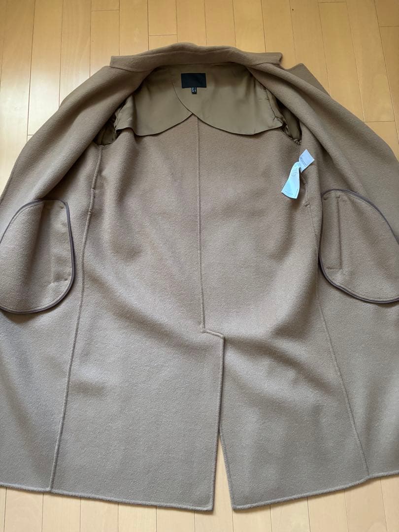 【週末お値下げ】ICB 美品　カシミヤ混ロングコート　色キャメル