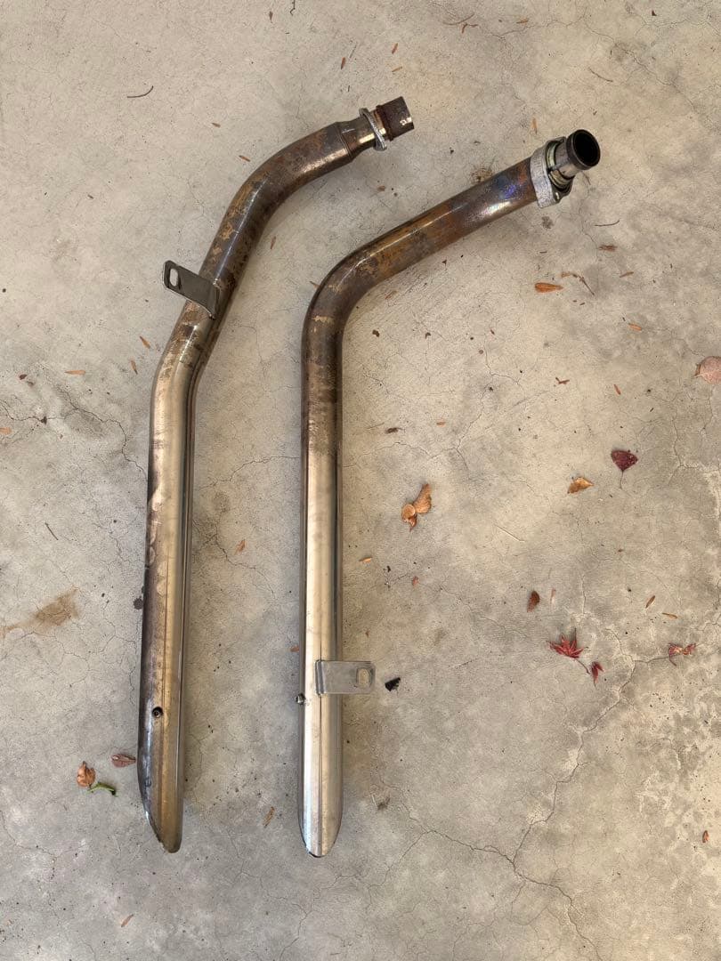 スティード400 スラッシュカットマフラー