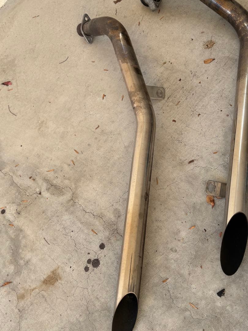 スティード400 スラッシュカットマフラー