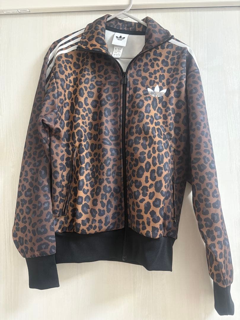 adidas ABCマート限定　レオパード トラックジャケットXSヒョウ柄
