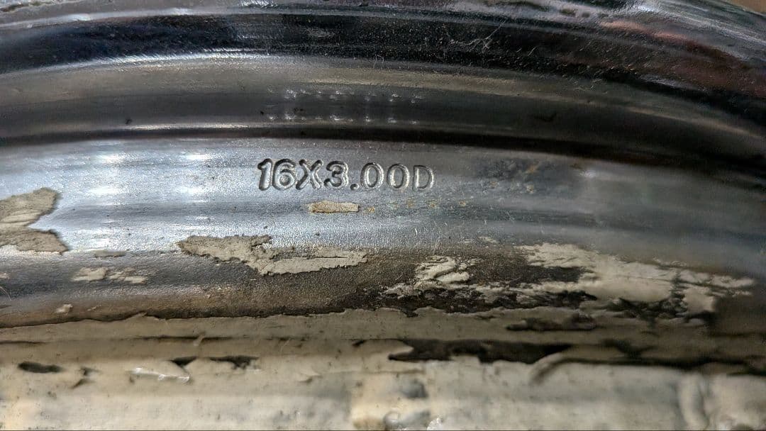 No346 ハーレー ショベル リアホイール