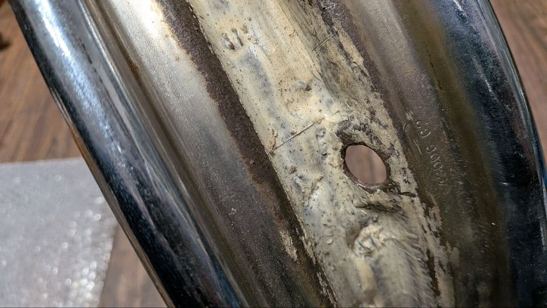 No346 ハーレー ショベル リアホイール