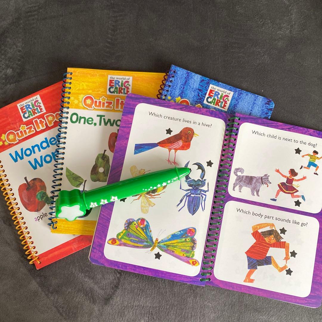 クイズイットペンセット MickeyMouse3冊とその他4冊の7冊セット販売