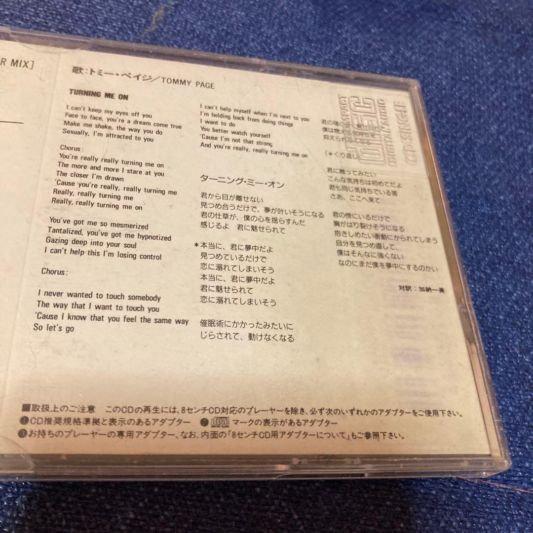 トミー・ペイジ  PAGE ターンイング　8センチ8cmシングルCD