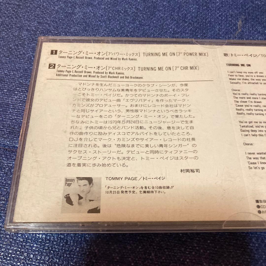 トミー・ペイジ  PAGE ターンイング　8センチ8cmシングルCD