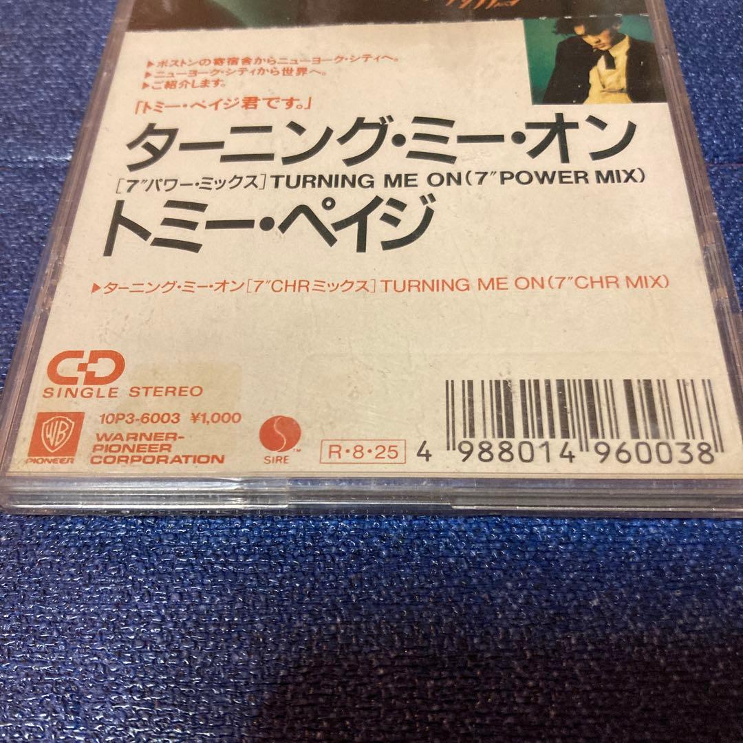 トミー・ペイジ  PAGE ターンイング　8センチ8cmシングルCD
