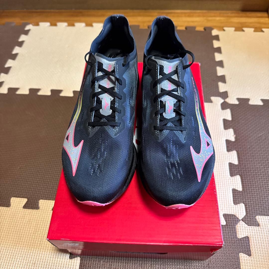 Mizuno WAVE REBELLION PRO 2 ブラック/ピンク