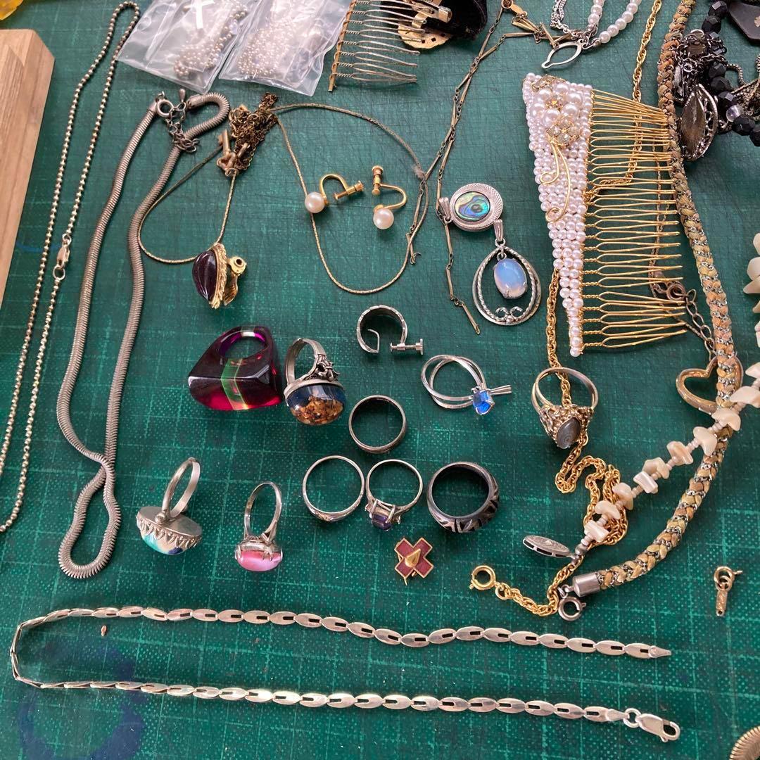 リ*ʔ様 シルバーの刻印あり 色々なアクセサリー まとめ売り 収集品 など 1.