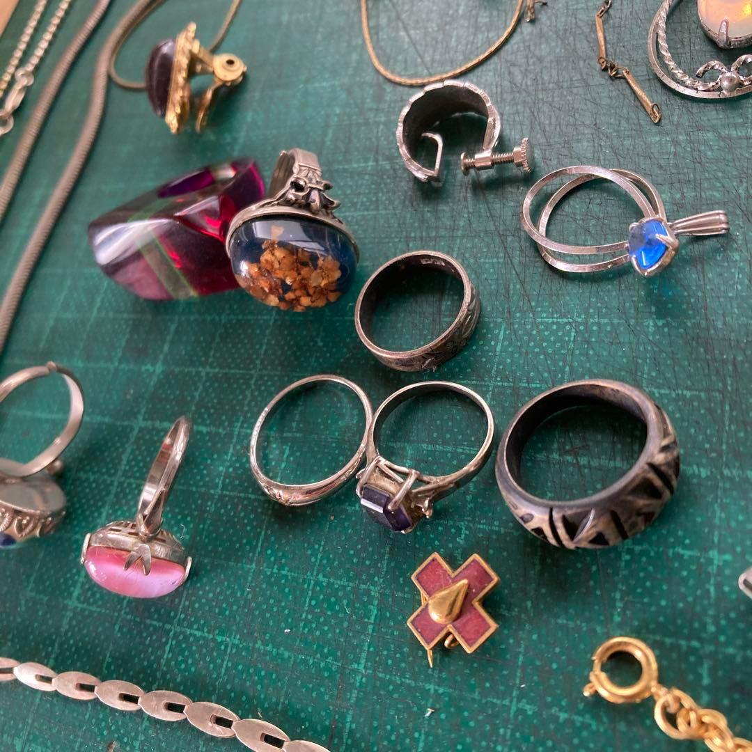リ*ʔ様 シルバーの刻印あり 色々なアクセサリー まとめ売り 収集品 など 1.