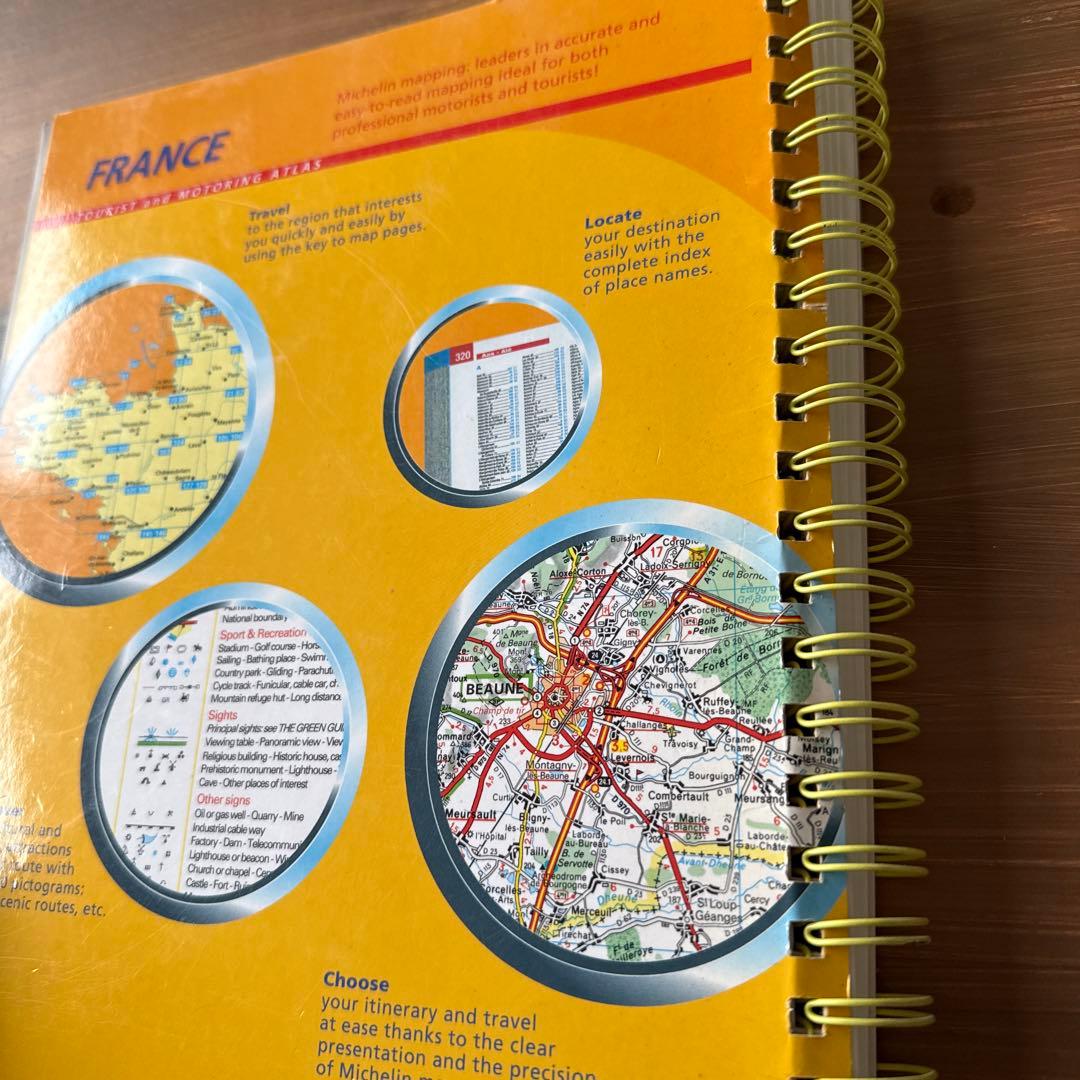 MICHELIN フランス 観光・運転用地図