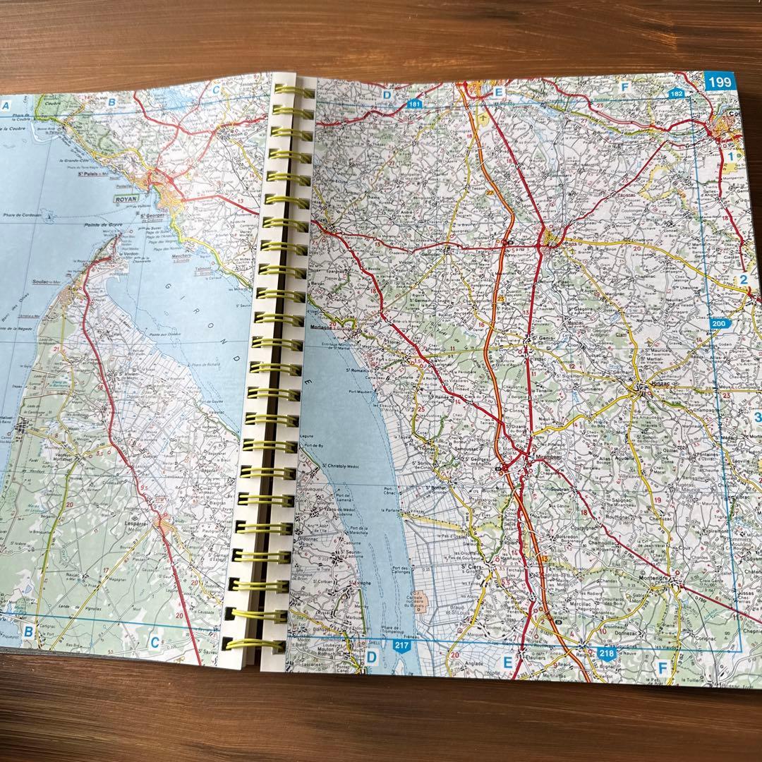 MICHELIN フランス 観光・運転用地図