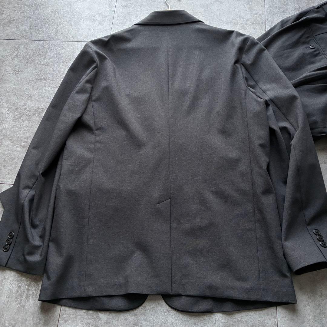 タグ付　XL UNIQLO 感動ジャケット セットアップ スーツ グレー系