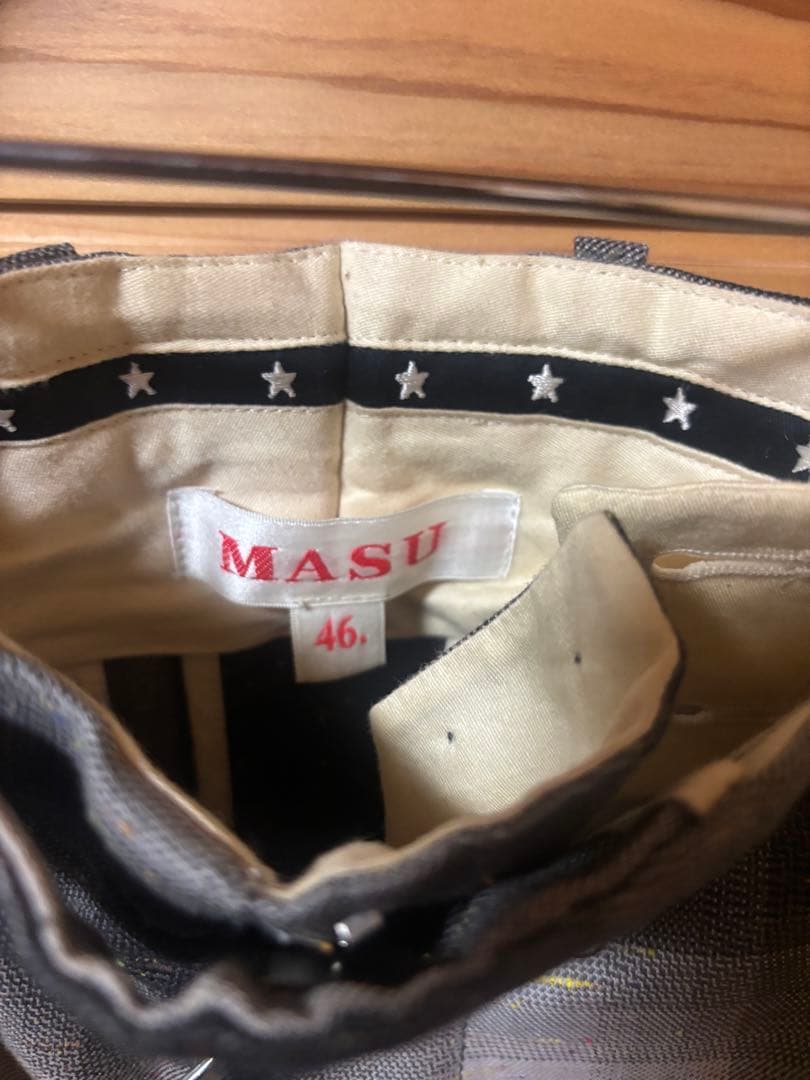 パンツ MASU RAINBOW DUST FLARE PANTS BLACK 46