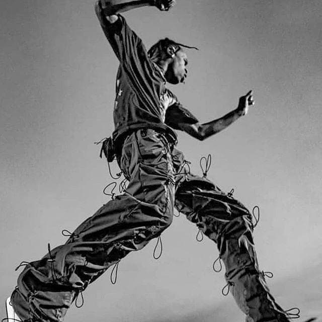 99%IS GOBCHANG ナイロンパンツ サイズ4 ブラック