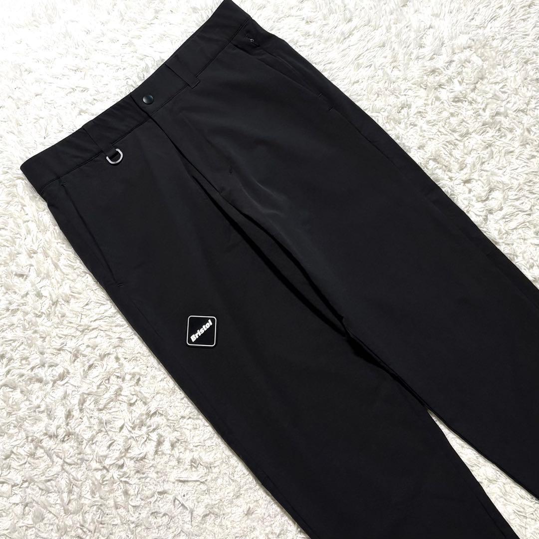【美品】 FCRB ツアートラウザー スラックスパンツ ナイロンパンツ M 黒