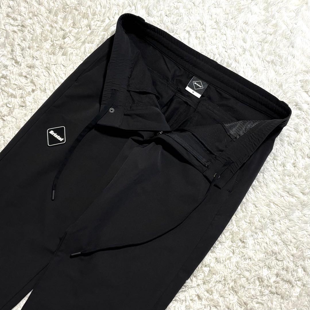 【美品】 FCRB ツアートラウザー スラックスパンツ ナイロンパンツ M 黒