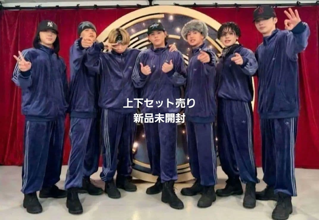 E:FIRST着用　adidas original ベロアジャケット