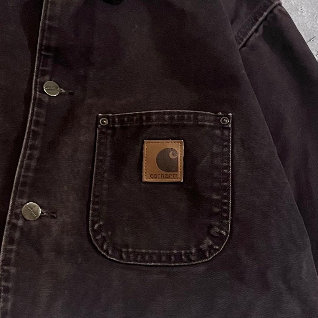OVY大藤勇矢着用 カーハート ミシガンチョアコート ブラウン ダックジャケット