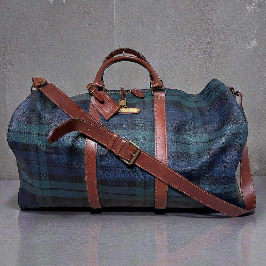 バッグ 00s POLORALPHLAUREN Boston bag 2way y2k