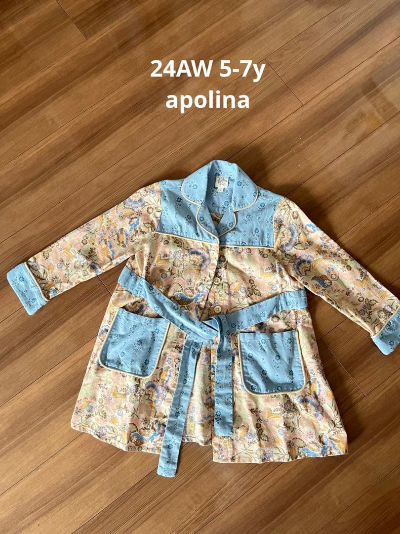 ワンピース 2024AW Apolina Elvi Shirtdress 5-7y