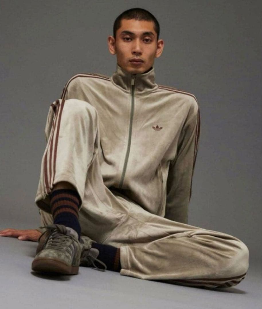 美品 adidas ファイヤーバード ベロア トラックジャケット ジャージ