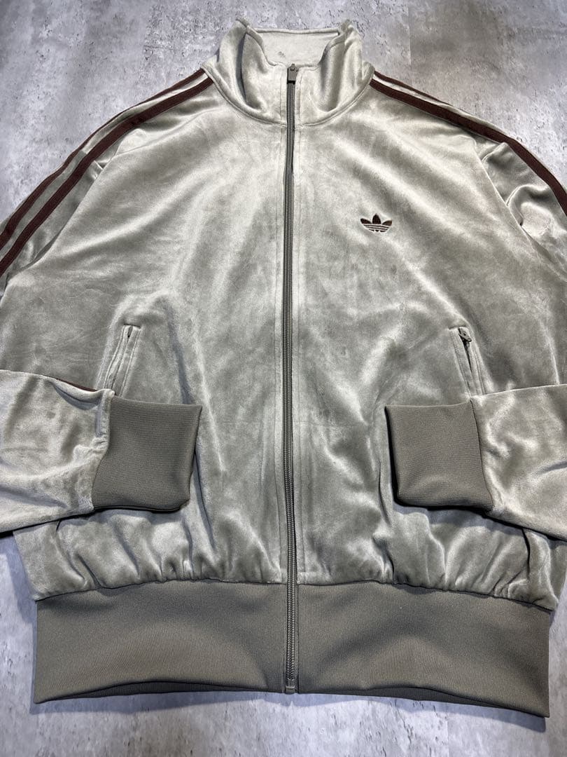 美品 adidas ファイヤーバード ベロア トラックジャケット ジャージ