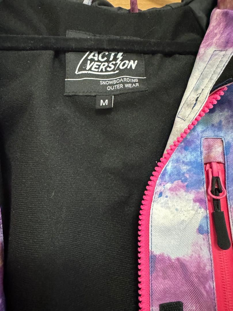 sykACT VERSION スノボウェア 上下セット レディース M