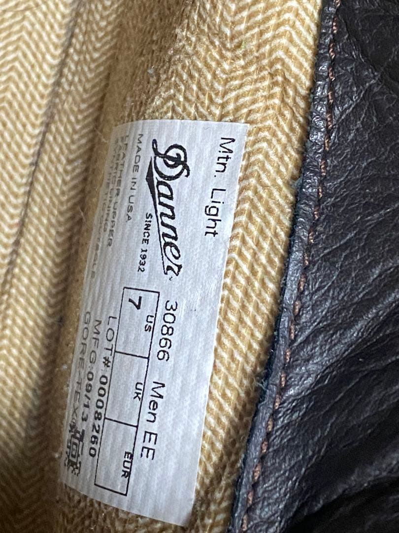 Danner ダークブラウン マウンテンライト