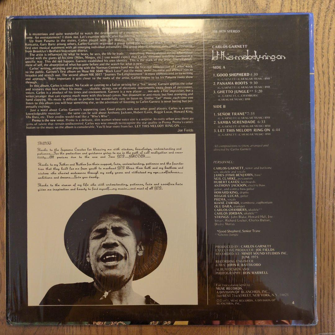 洋楽 Carlos Garnet/Let This Melody Ring On