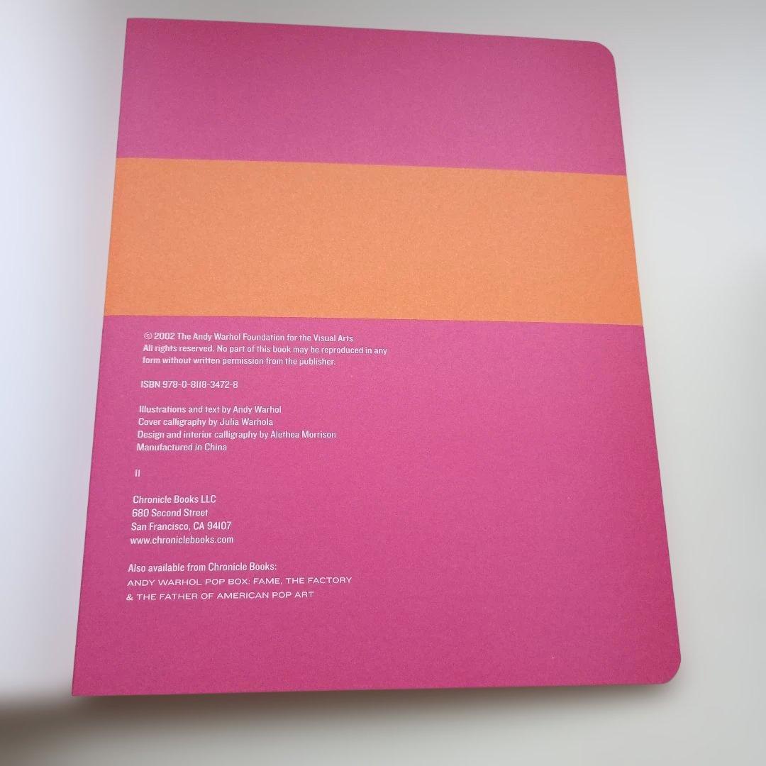 新品未使用★アンディ・ウォーホル アイデアブック19×24 メトロポリタン美術館