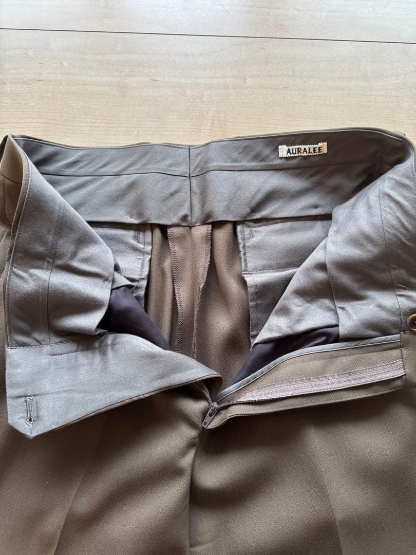 スーツ AURALEE 23SS LIGHT WOOL JACKET & PANTS