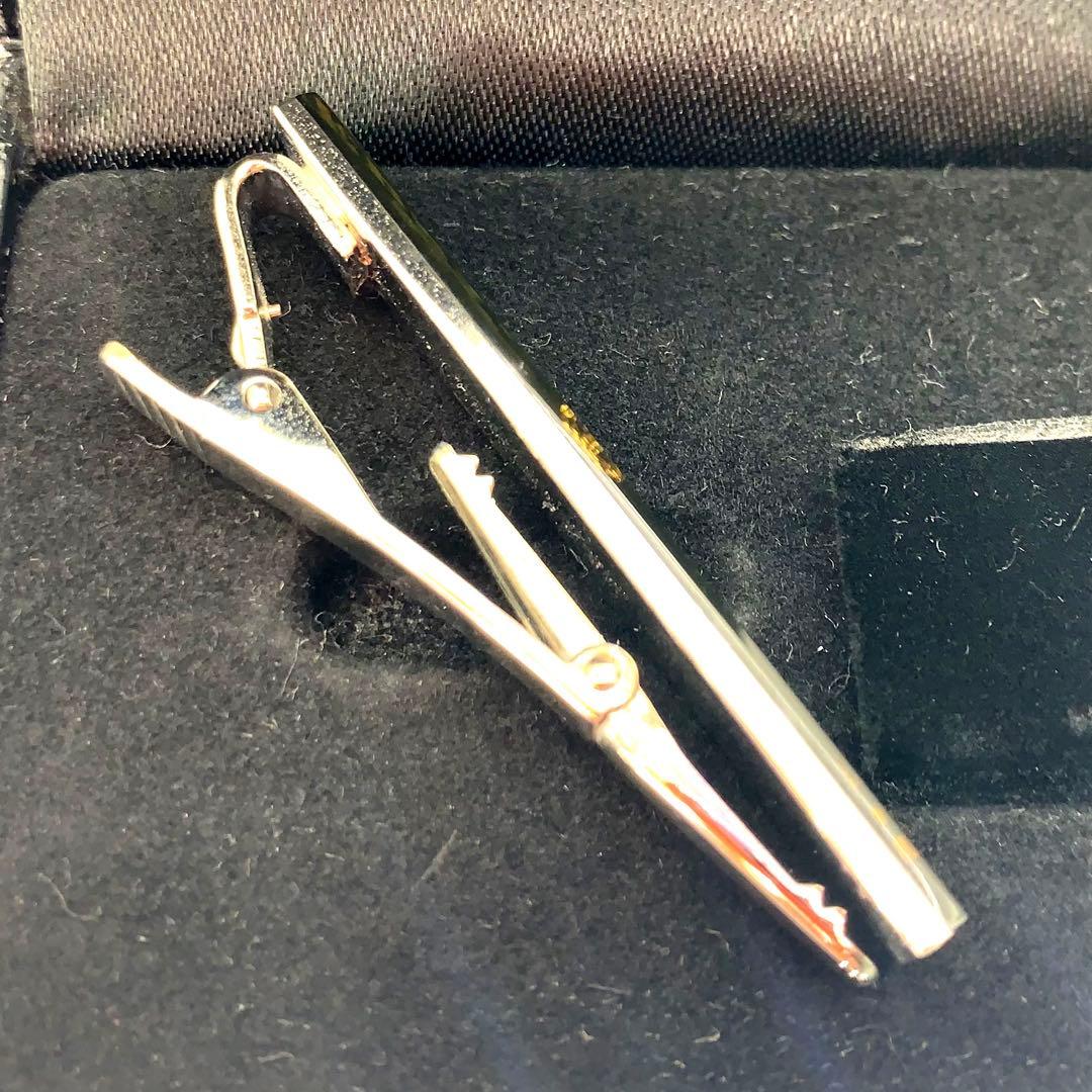 ジャンニヴェルサーチGIANNI VERSACE ネクタイピンブラックゴールド