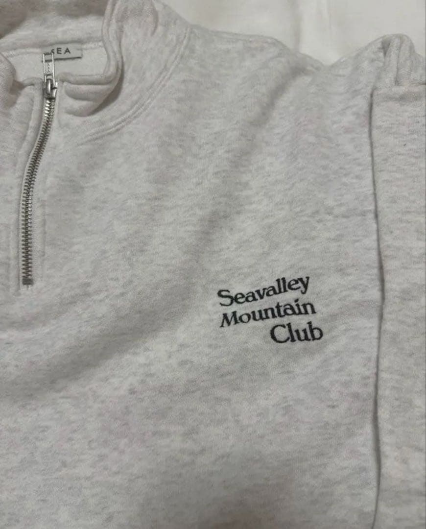 Sea Seavalley Mountain Clubハーフジップ スウェット