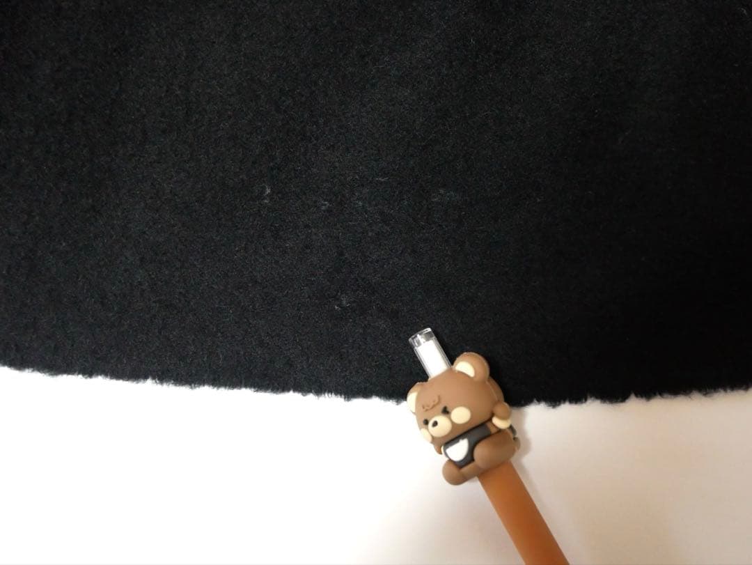 HERMES エルメス　カシミヤマフラー　ブラック