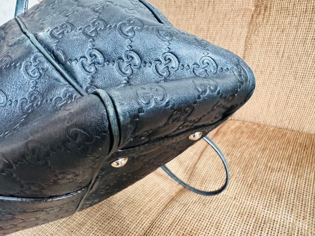 [最終値下げ]GUCCI グッチ グッチシマ トートバッグ レザー