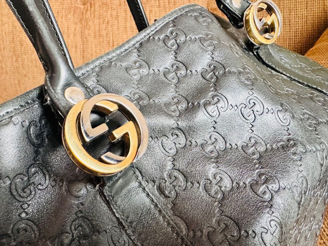 [最終値下げ]GUCCI グッチ グッチシマ トートバッグ レザー