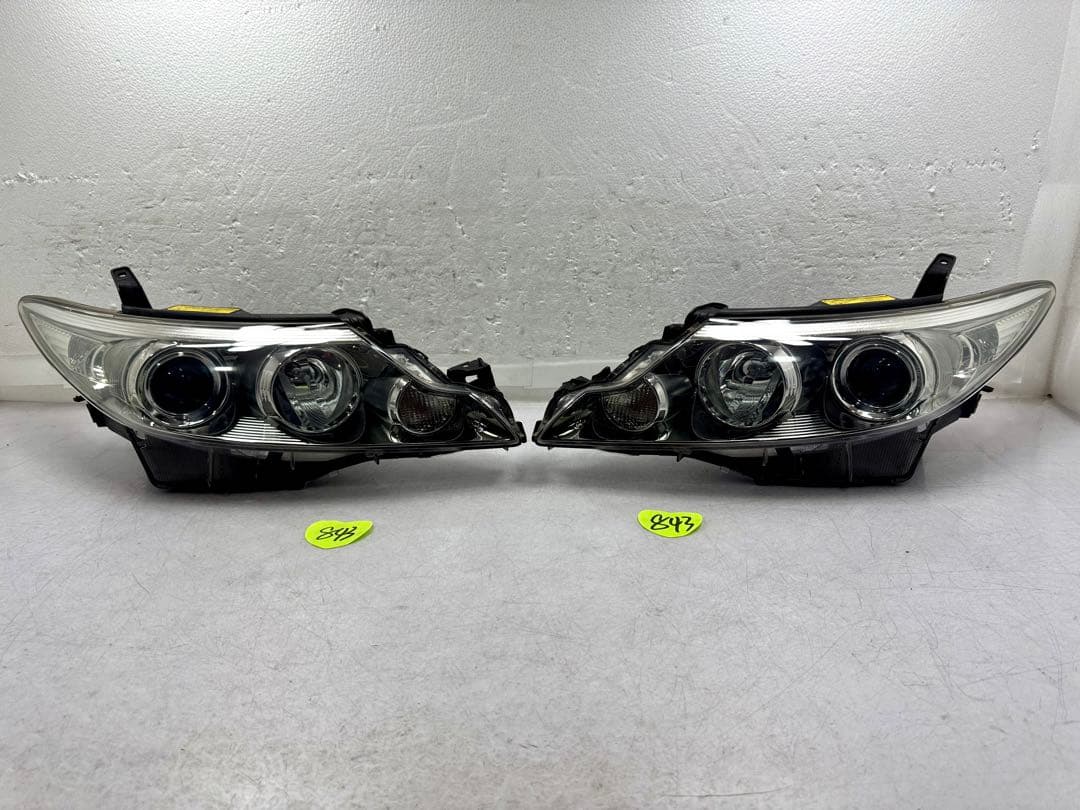 トヨタエスティマ50系 後期 中期 純正 ヘッドライト 左右セット28-217