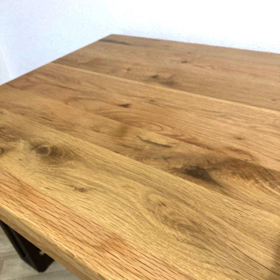 写真追加⇒（美品）ローテブル・オシャレ オーク無垢材 約一年使用