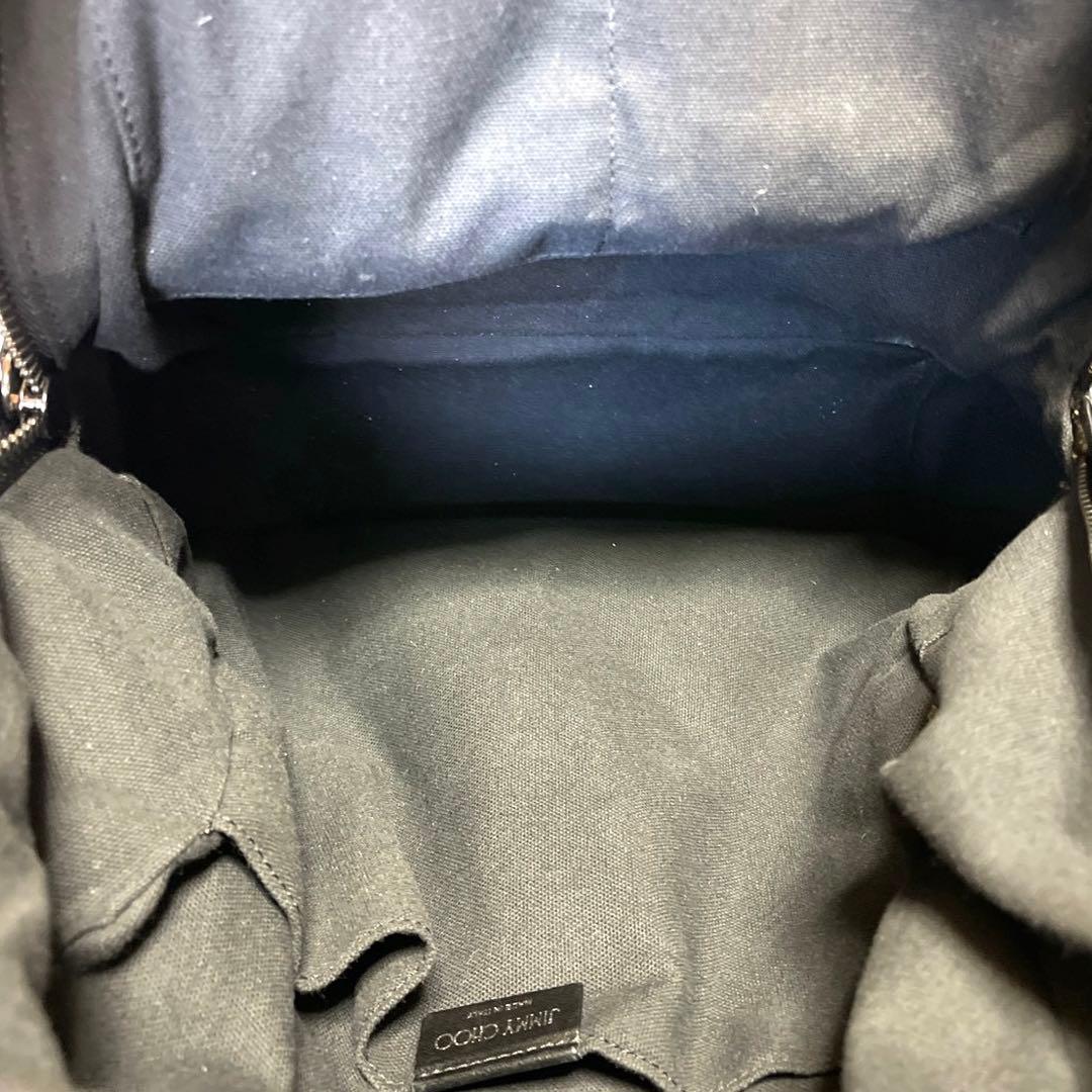 専用品JIMMY CHOO WILMER GNL BLACK バックパック