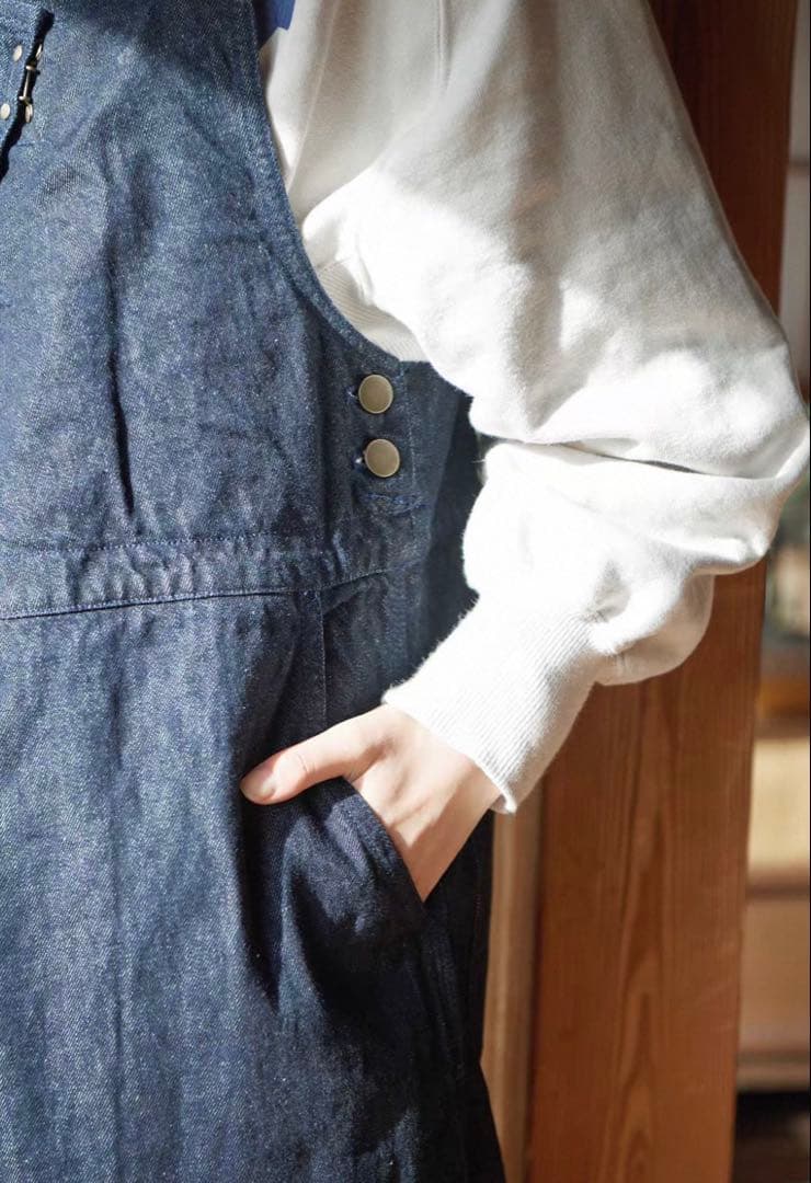 nest Robe デッキサロペット デニム オーバーオール ナチュラル