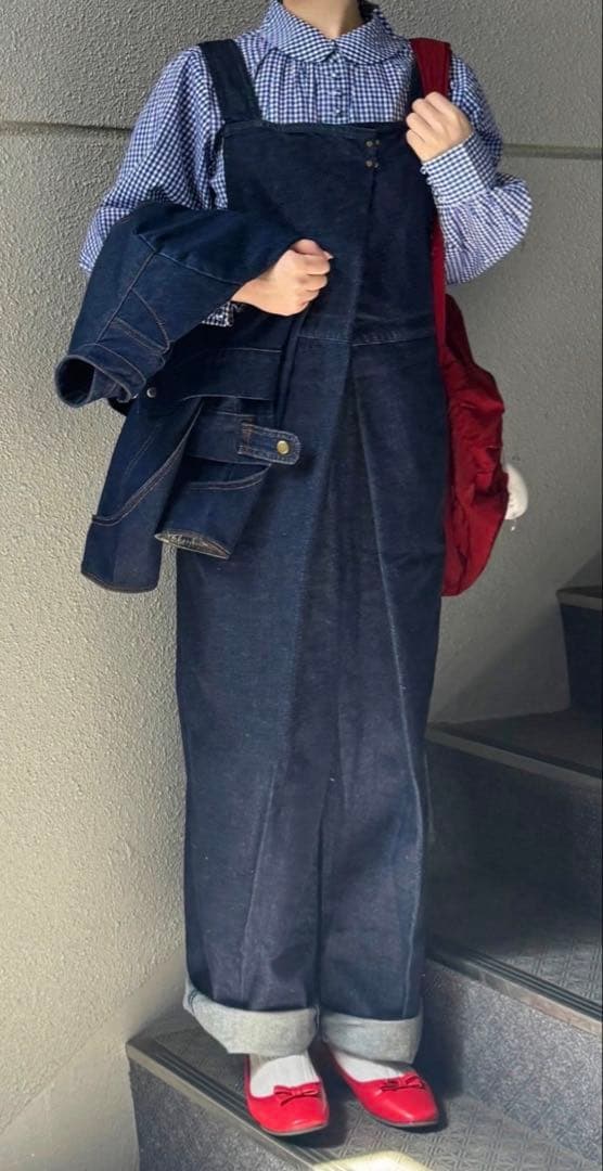 nest Robe デッキサロペット デニム オーバーオール ナチュラル