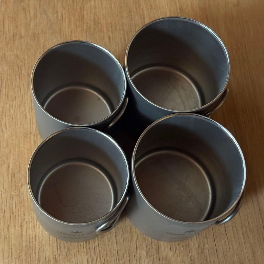 【4点セット】 peak チタンダブルマグ300 400