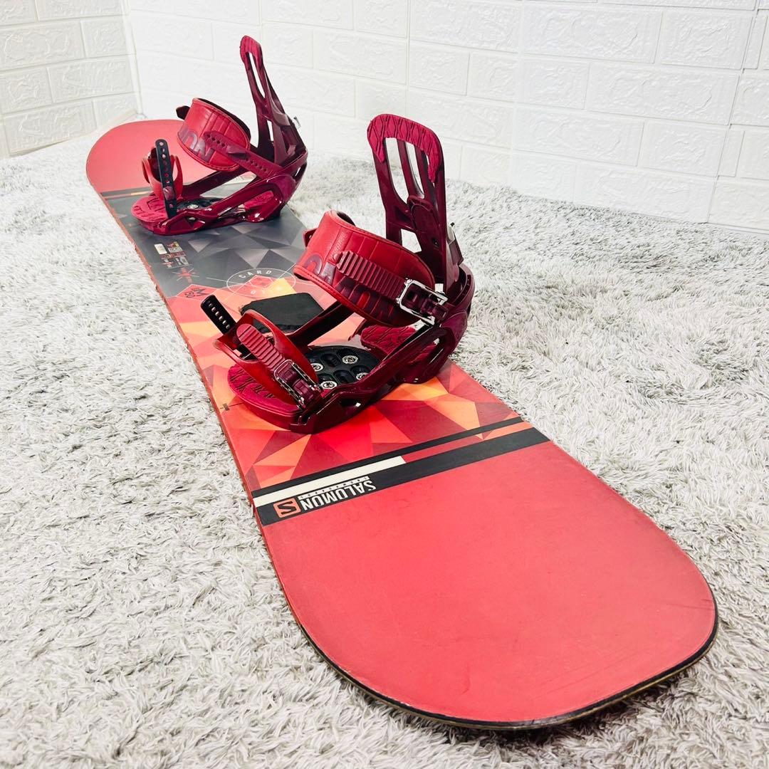 【初心者おすすめ】サロモン WILDCARD 150cm スノーボード セット