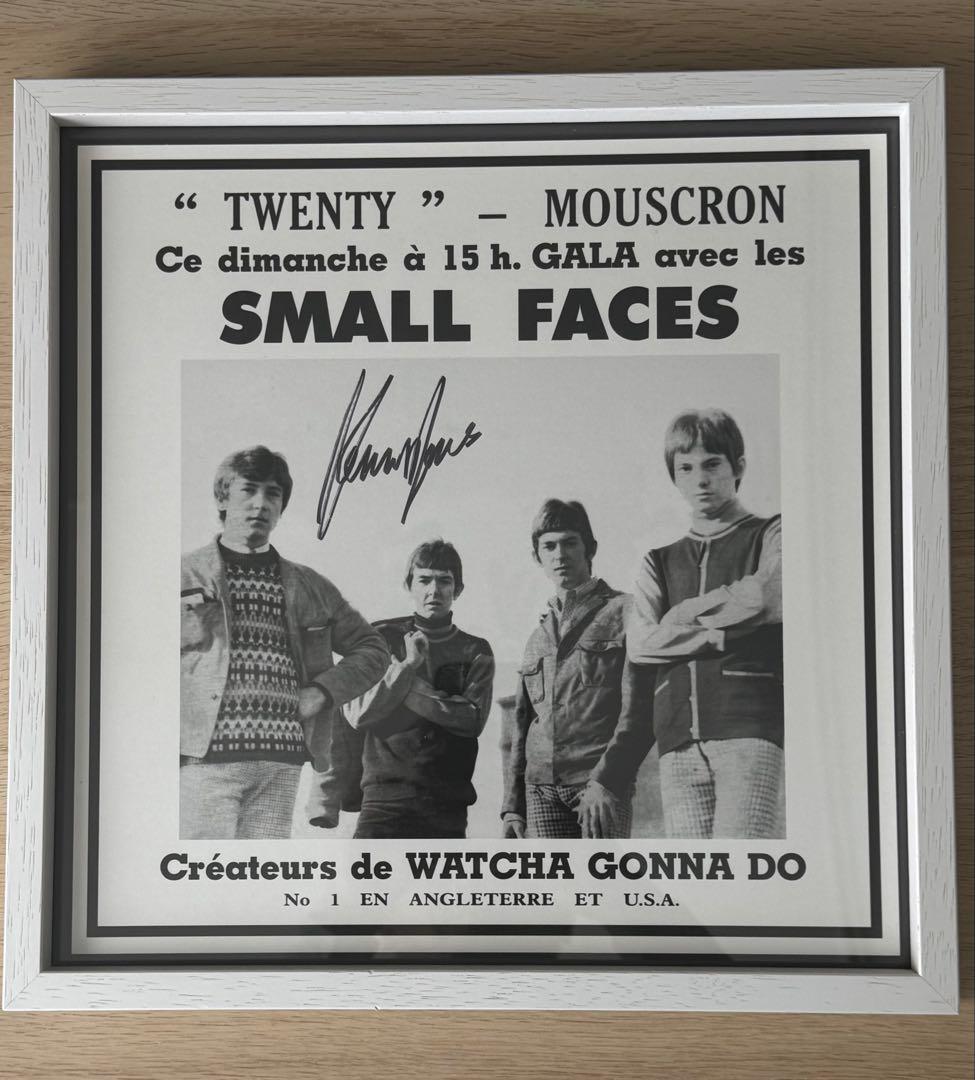 ケニー・ジョーンズ直筆サイン　small faces live1969