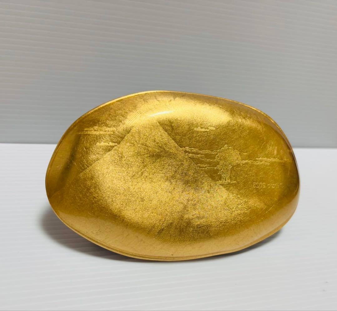 【完売品・新品】大阪万博 ミャクミャク 箔名画 北斎　ガラストレー　凱風快晴