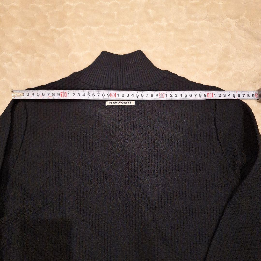 未使用　PEARLYGATES パーリーゲイツ　メンズ　ゴルフ　黒　ニット