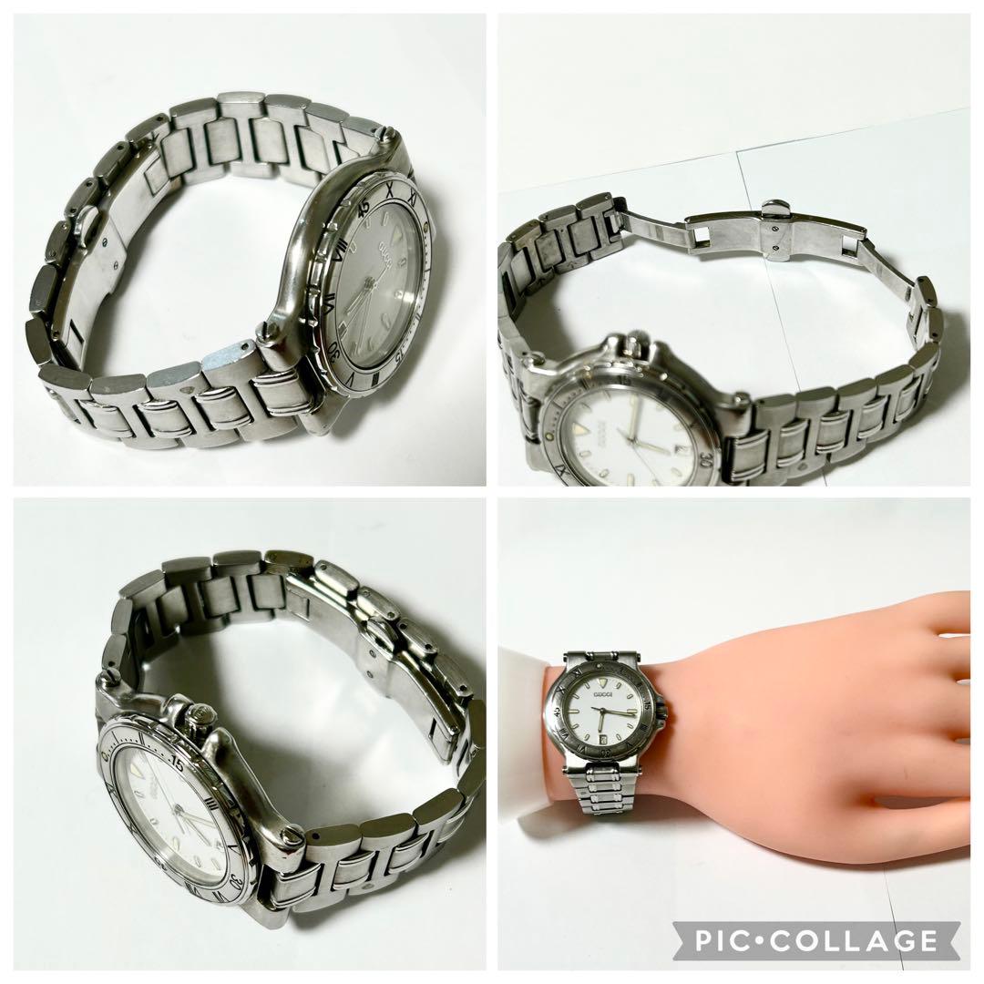 【稼働＋箱、袋】GUCCI 9700M　classic Diver QZ